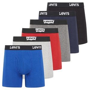 NEW Levi's Mens Boxer Briefs Mens Underwear 6 Pack Breathable Cotton Boxers for